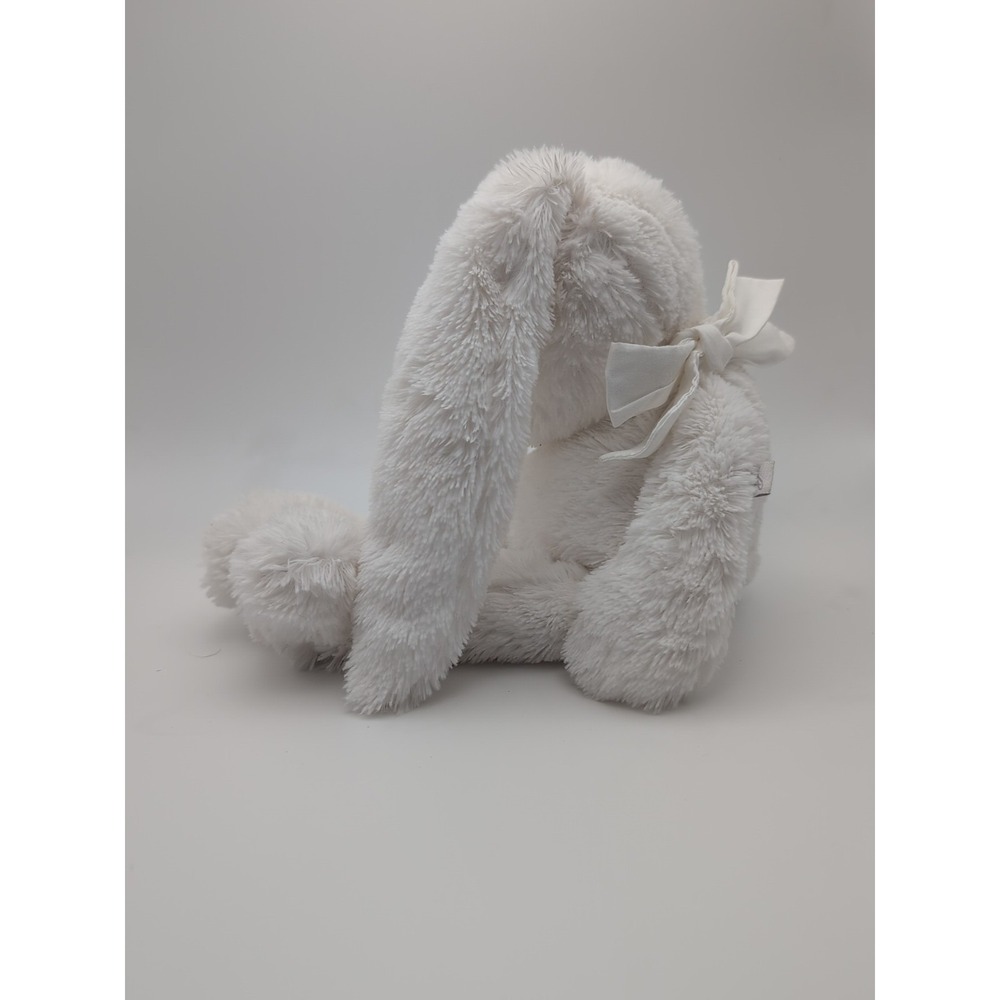 Dimpel 11" Lovey Soft White Bunny Plush - Picture 3 of 6